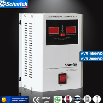 Wall Mount 2000VA input 100v to 260v output 220v Voltage Stabilizer AVR Automatic Voltage Regulator